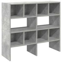 zapateros 2 uds apilables gris hormigon 895x30x40 cm vidaxl