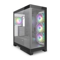 caja pc zolyd vexora black atx midi tower argb