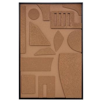 Lienzo 3d Jilani Marrón 60x90cm