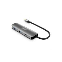 hub urban factory 4 puertos 5 gbps modelo mhc40uf usb-c hdmi 4k pd 100 w