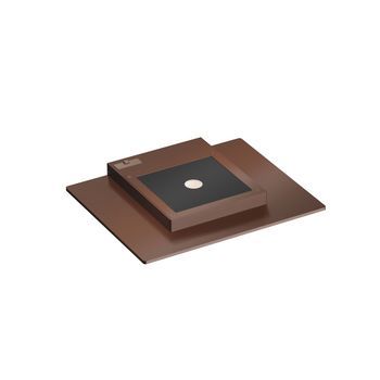 Pla Corten - Aplique De Pared Led De 35 W Con Interruptor Cct 2700k/3200k/4000k En Aluminio, Luz De Pared Ascendente - Beneito & Faure