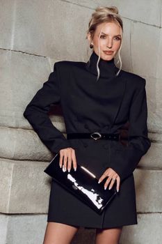 Vestido Blazer De Botonadura Cruzada Leonie