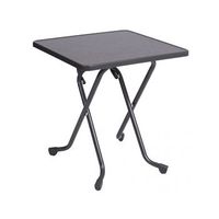 mesa plegable 70x70 cm antracitagris eredu