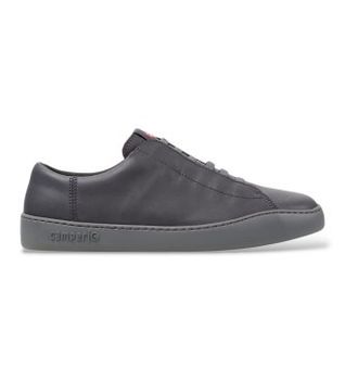 Camper para hombre. K101083-005 Zapatillas de piel Peu Touring multicolor (43), Plano, Cordones, Casual, Gris