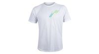 maillot de manga corta bv sport light blanco verde unisex