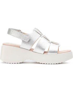 de WONDERS SANDALIAS CON FORMA NORA D-9724 PLATA