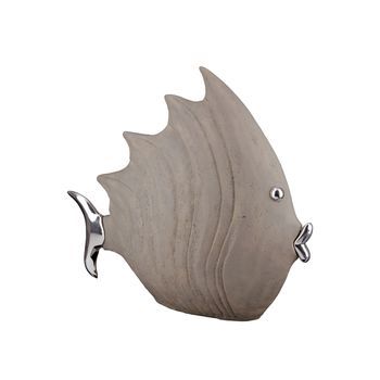 Casablanca By Gilde Fish Gris/plata, H.32 Cm