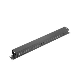 Panel gestión de cables Lanberg AK-1201-B Metal 19