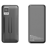 leotec powerbank 20000mah 225w pd20w carga rapida negro 1 salida usb-c  2 salidas usb-a incluye cable usb-a a usb-c de 225w