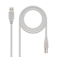 nanocable cable impresora usb 20 tipo ab machomacho 18m beige