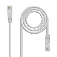 latiguillocable red nano cable rj45 lszh cat6 utp awg24 15m gris