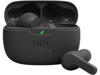 auriculares true wireless - jbl wave beam 32 h de autonomia carga rapida sonido ambiente negro