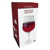copa decantador de vino transparente