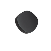 aplique led zafferano ciottolo ip54 7w 890lm 3000k en aluminio gris oscuro