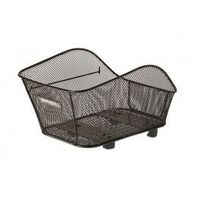 basil cesto trasero icon s sistema wsl malla acero negro 15l 34x29x23 cm