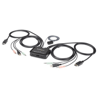 2 port usb 4k60hz displayport kvm switch - os independent in
