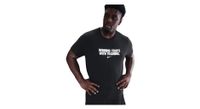 camiseta de manga corta nike negro  hombre