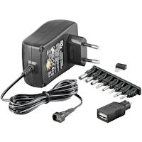 Microconnect PETRAVEL30 unidad de fuente de alimentación 18 W Negro