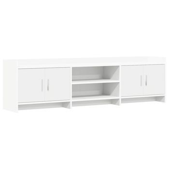 Mueble De Tv 168 X 33 X 47 Cm Blanco Madera De Ingeniería Vidaxl
