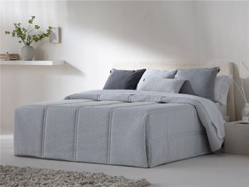 Edredón comforter sada jacquard geométrico invierno confecciones paula