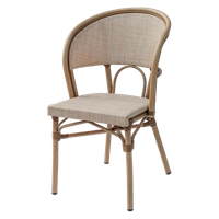 silla niza - aluminio y textilene eme mobiliario