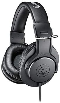 Audio-Technica ATH-M20X auricular y casco Auriculares Alámbrico Diadema Música Negro