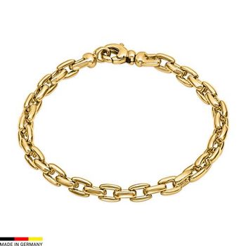 Pulsera fantasía de oro amarillo de 14 quilates, 5,5 mm