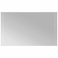 espejo de bano con led 100x60 cm vidaxl