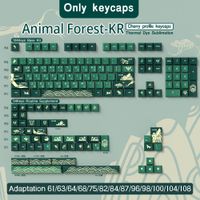 jcm cherry profile keycaps material pbt dye-sub juego grande de teclas isoansi alice 7u space bar aleman espanol coreano keycaps abnt2