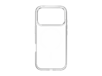 Funda móvil - ISY ISC-1131, Compatible con iPhone 17 Pro, Compatibilidad MagSafe, Carga Inalámbrica, Resistente a Golpes y al Agua, Transparente