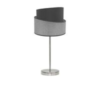 lampara sobremesa metal color niquel serie hara 18cm