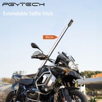 pgytech-palo selfie extensible de 96cm soportes para motocicleta interfaz estandar 14 aleacion de aluminio para camaras de accion insta360