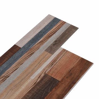 Tableros De Suelo Multicolor 5,26 M² 18 Uds. Pvc Vidaxl