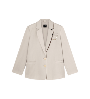 A|X Armani Exchange para mujer. XW001953AF21553U6223 Americana Semi beige (L), Casual, Clásico, Poliéster