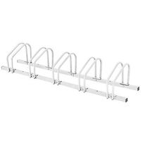 aparcabicicletas aparcabicicletas de suelo aparcabicicletas con 5 plazas de aparcamiento para bicicletas color plata