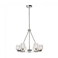 lampara de techo rubin 6 luces