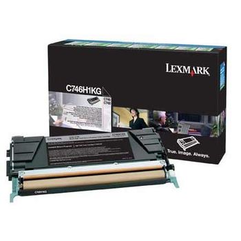 Lexmark C746H2KG Original Black High Capacity Toner Cartridge