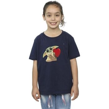 Disney Camiseta The Mandalorian The Kids With Heart para niña