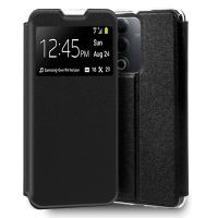cool funda flip cover liso negro para oppo a80 5g