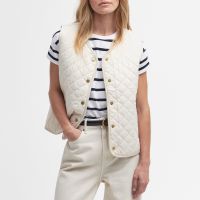 barbour hannah quilted recycled shell gilet - uk 14