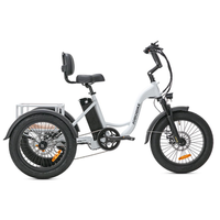 triciclo electrico de carga jobobike triker motor bafang para personas mayores blanco