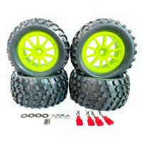 4pcs llantas de neumaticos mas grandes actualizados de 12 mm de hexagono para el modelo de vehiculos de coche rc wltoys