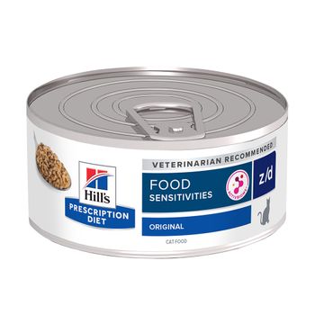 Hill's Prescription Diet 24 x 156 g en latas para gatos - Pack Ahorro - Alergias e intolerancias z/d