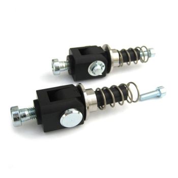 Estriberas pasajero LSL M8 par plegable negro