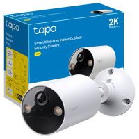 tapo tc82 camara de vigilancia exterior 2k 3mp deteccion ia gratuita vision nocturna a color