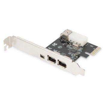 Tarjeta de Red Digitus Firewire 1394a PCI Express 0,4 Gbit/s 4 Puertos