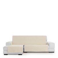 funda de sofa crubre sofa chaise longue 100 algodon mirando de frente izquierda crudo 240 cm