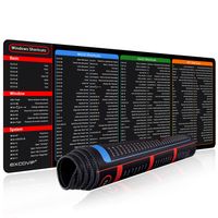 alfombrilla de raton exco office shortcuts alfombrilla de raton grande extendida excel powerpoint word software teclado de escritorio para juegos con borde cosido