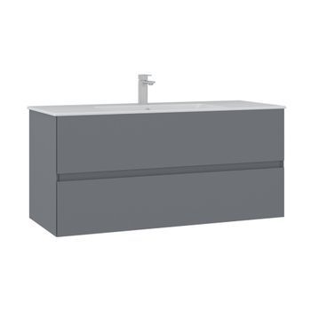 Mueble Para Lavabo  - 121 X 51 X 55 Cm - Gris Mate
