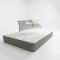 colchon viscoelastico silver 150 x 190 cm 22 cm estable y transpirable  almohada aloe vera gratis
